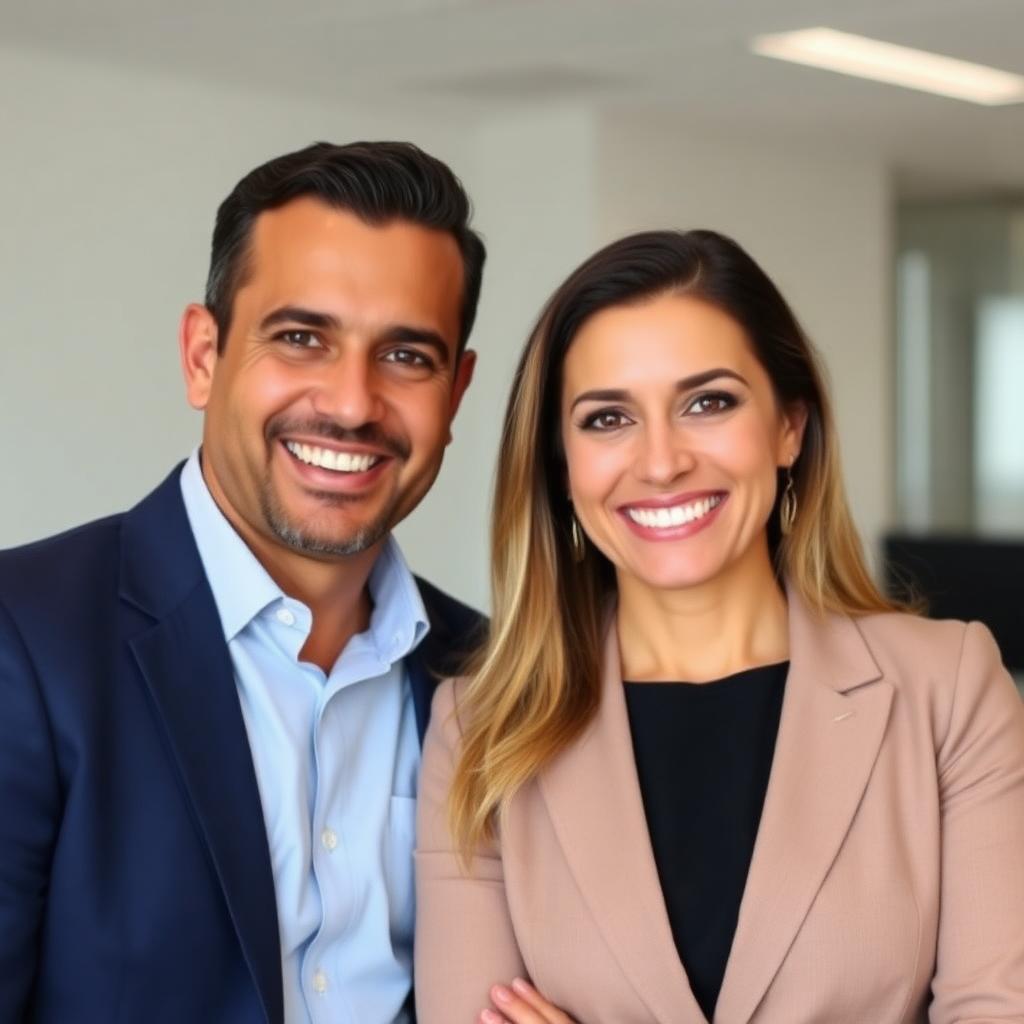 Mauro e Audelice, fundadores da Haus Credi